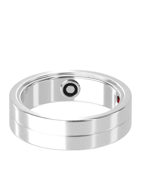 MaxCom MRing MR100 22mm Αδιάβροχο με Παλμογράφο Ασημί
