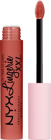 NYX Professional Makeup Lip Lingerie XXL Matte Liquid Liquid Lipstick Matte 06 Peach Flirt 4ml