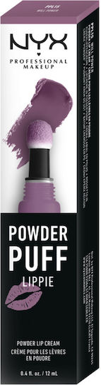NYX Professional Makeup Powder Puff Lippie Powder Lip Cream Liquid Lipstick Sheer 15 Will Power 12ml