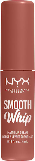 NYX Professional Makeup Smooth Whip Matte Lip Cream Υγρό Κραγιόν Matte Teddy Fluff 4ml