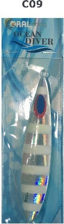 Coral Fishing Artificial Bait Speed Slider 120gr Coral