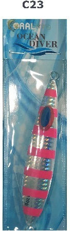 Coral Fishing Artificial Bait Speed Slider 120gr Coral