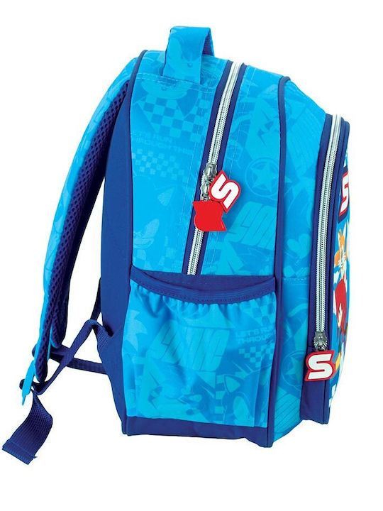 Gim Sonic Classic Schulranzen Rucksack Kindergarten mit Flaschenhalter 2026