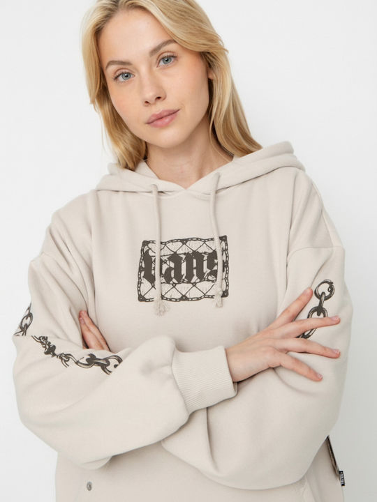 Retro Women's Hooded Sweatshirt Taupe Mist