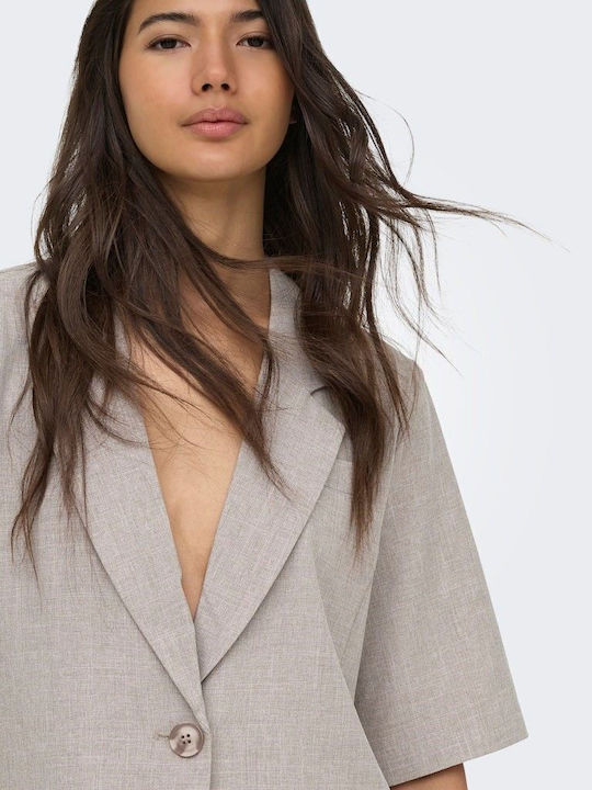 Only Blazer pentru femei Sacou Bej