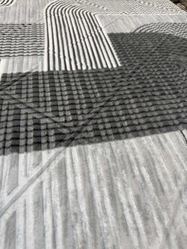 Linea Home 4063 Αντιολισθητικό Χαλί Ορθογώνιο Γκρι 140x200cm