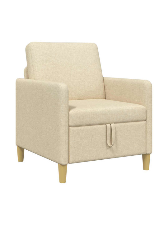 Cream Armchair 72x78x87cm