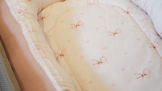 Grandes Suenos Baby-Kissen Nest Rosa 80x100cm