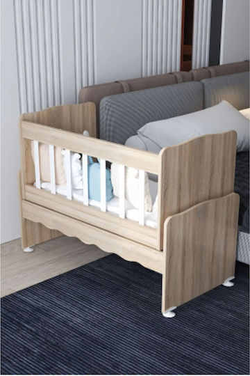 SteweHome Babybett Rosa mit Matratze 100x112cm