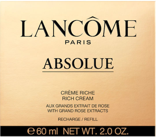 Lancome Absolue Rich Refill 24ωρη Κρέμα Προσώπου για Ενυδάτωση & Αντιγήρανση 60ml