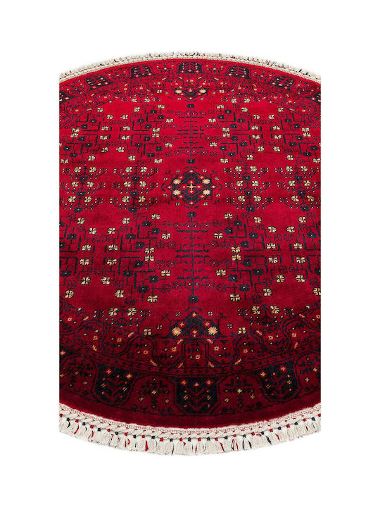 SteweHome Handmade Red Runner Rug 90x150cm