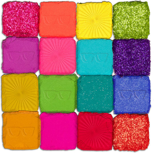 NYX Professional Makeup Ultimate Shadow Palette I Know That's Bright Palette with Eye Shadows in Pressed Powder Form