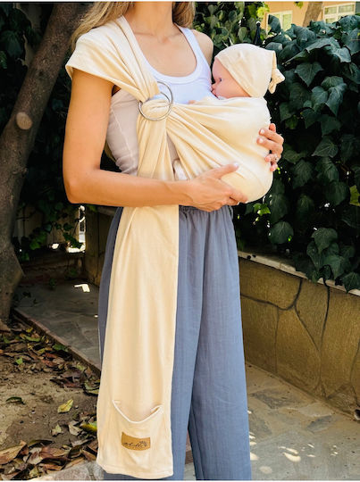 SteweHome Babytragetuch Sling Ring Beiges