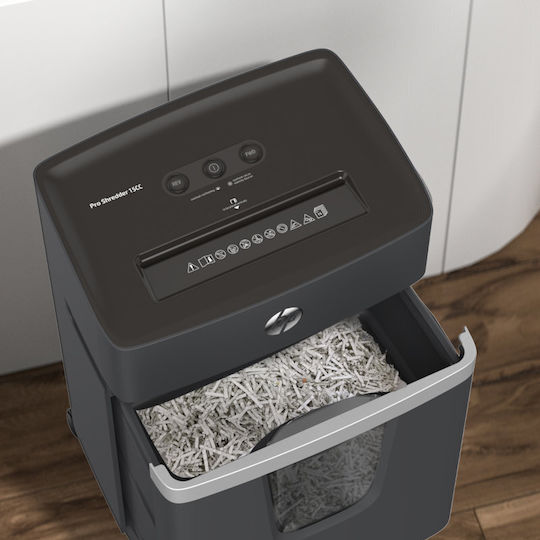 HP ProShredder 15CC Cross Cut 15-Sheet Paper Shredder