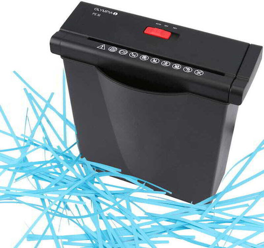 Olympia Καταστροφέας Εγγράφων PS 36 Strip Cut 6 Φύλλων με Κάδο 7lt