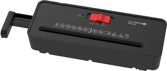 Olympia Document Shredder Strip Cut With 7lt Bin