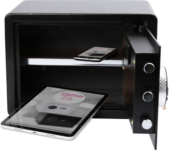 Olympia GoSafe 2.0 110 Tresor mit digitalem Schloss Abmessungen H25xB35xH25cm mit Gewicht 8kg 7100