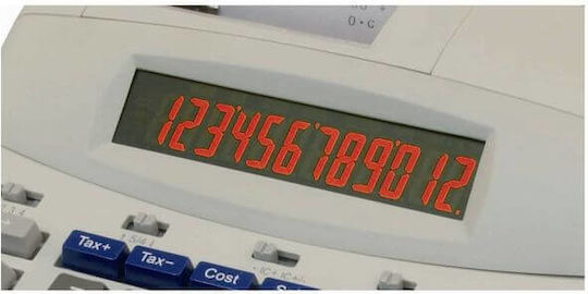 Olympia CPD-5212 Калкулатор Ролка хартия за разписки 12 Цифри в Бял Цвят 1бр