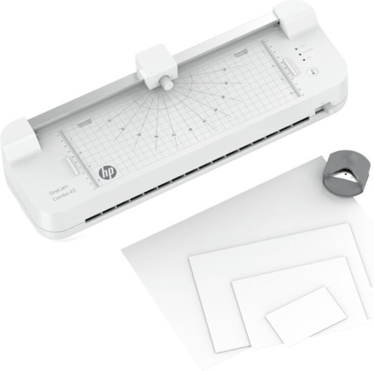 HP Onelam Combo Desktop Laminator for A3 125 Microns with Cutter
