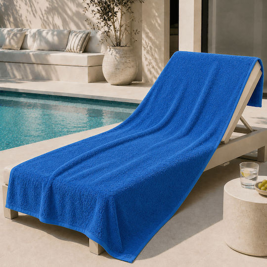 Astron Italy Ξενοδοχειακή Πετσέτα Πισίνας 180x100 εκ. Μπλε