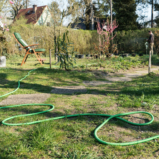 30 m erweiterbarer Gartenschlauch Navaris Spritzpistole 7 Einstellungen 47275.3