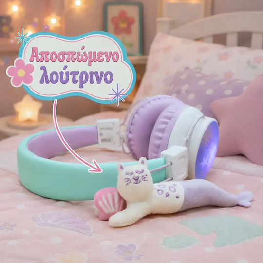 Marcus & Marcus Wireless Bluetooth Kids' On Ear Headphones with 40 Hours Playing Time Gatogorgona