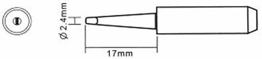 Μυτη Κολλητηριου Yh-2.4/tip
