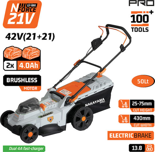 Nakayama EC1726X44 Lawn Mower Battery