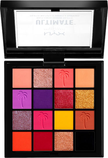 NYX Professional Makeup Ultimate Eye Shadow Palette in Solid Form Festival