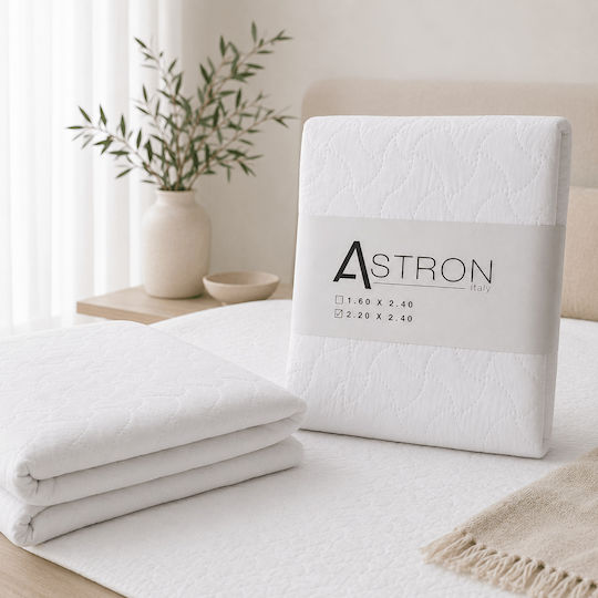 Astron Italy Κουβερλί Ξενοδοχείου Ultrasonic 160x240 Λευκό