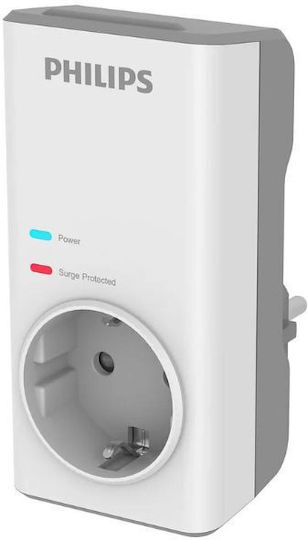 Philips Single Socket with Surge Protection