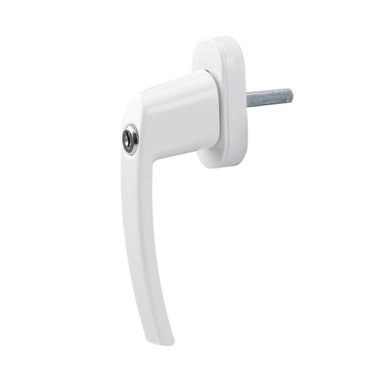 Olympia FGS 100 Lock for Sliding Aluminum Doors White with Key