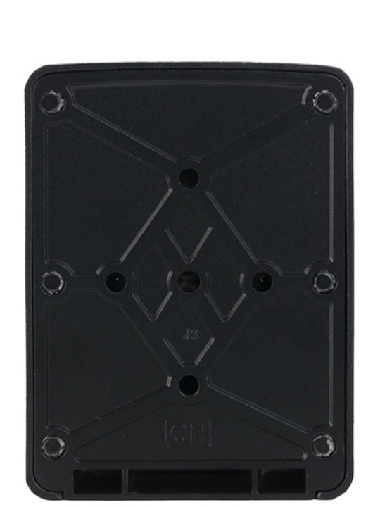Osio Wall-mounted Combination Key Holder Metallic with Combination Dial 9x4x12cm