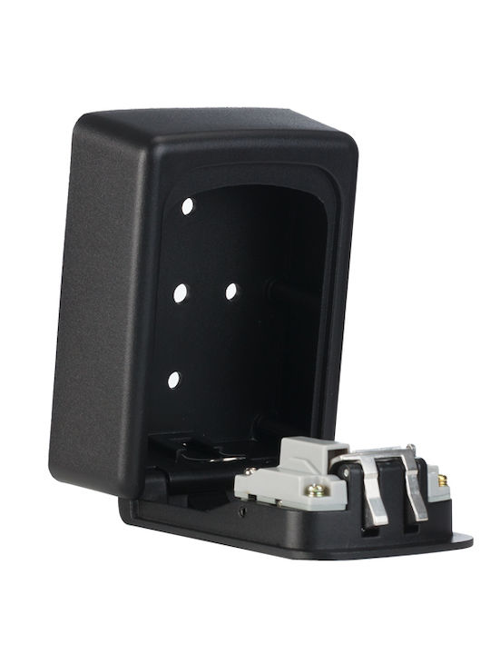 Osio Wall-mounted Combination Key Holder Metallic with Combination Dial 9x4x12cm
