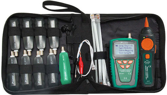 Proskit MT-7071K Kabeltester Netzwerk RJ45 BNC RJ11 Digital
