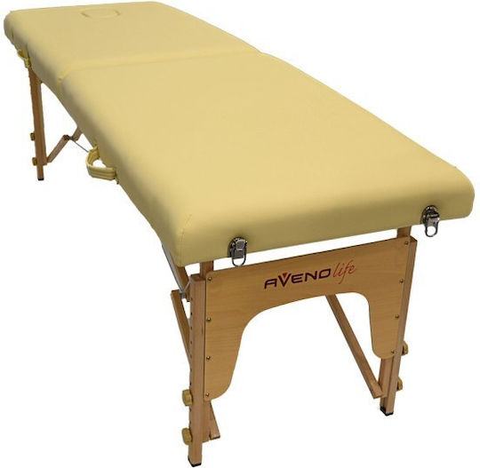 Habys Sofia Light Wooden Portable Beige Massage and Physiotherapy Bed 185x60cm