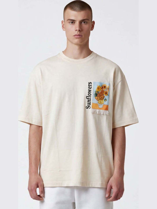 T-shirt Μπεζ