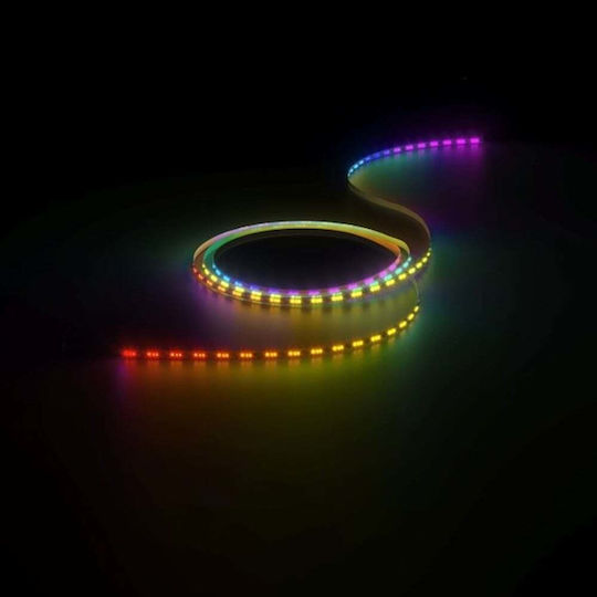 Calex Bandă LED Pentru televizor USB 5V Bianco reglabil Lumină 2m cu Sursă de alimentare & Telecomandă