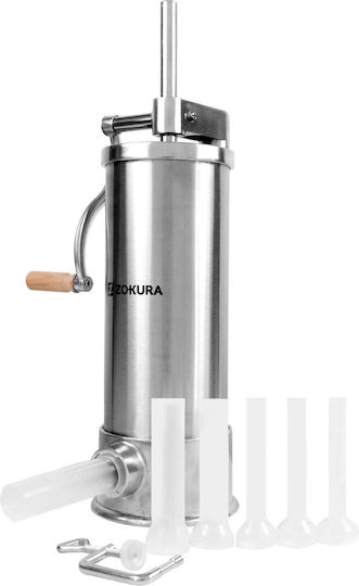 Zokura Z1038 Mașină de Umplut Cârnați 5 Kg Inox