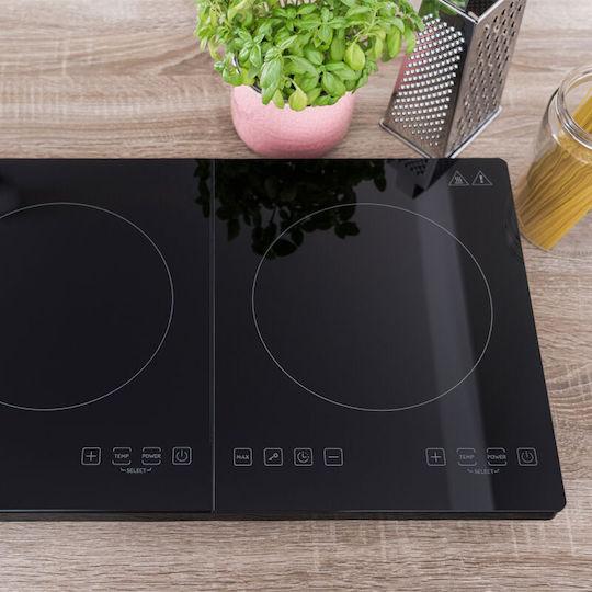 First Austria Fa50954 Electric Inductive Double Burner 3.5kW 61x42.5x10.5cm
