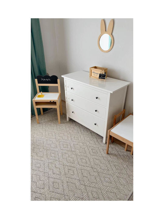 SteweHome Kids Rug Gray 80x100cm Thickness 60mm