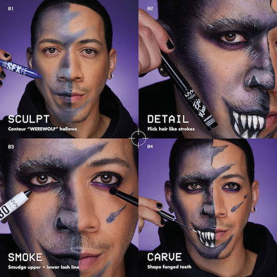 NYX Professional Makeup Sfx Face & Body Stift Midnight In LΑ 3gr