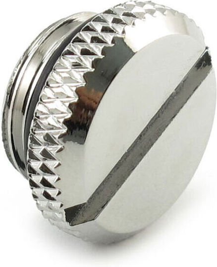 G1/4 Inch Thread Stop Plug V2 10 Pack Chrome