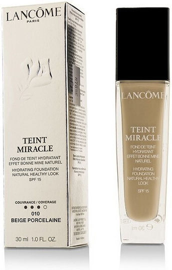 Lancome Teint Miracle Flüssig LSF15 010 Beige Porcelain 30ml