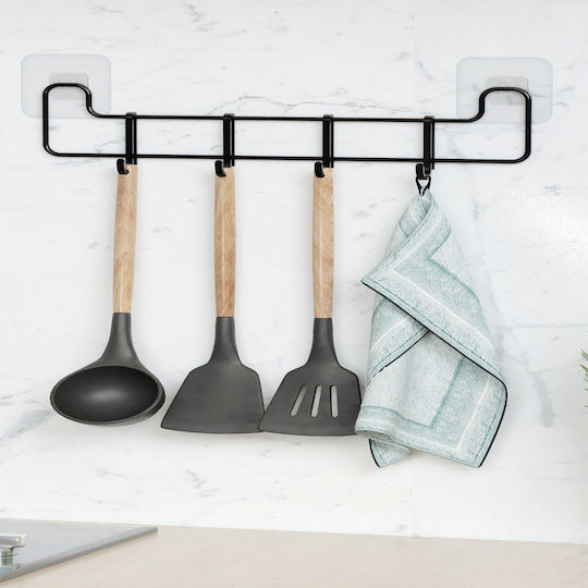 Femmit Bucătărie Hangers Metalică 30 cm Neagră