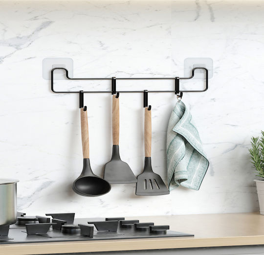Femmit Bucătărie Hangers Metalică 30 cm Neagră