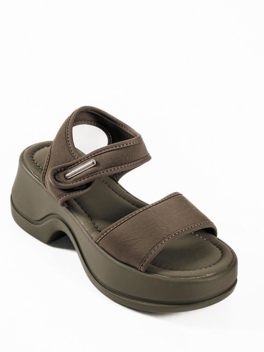 Women's Flat Sandals Sporty Green