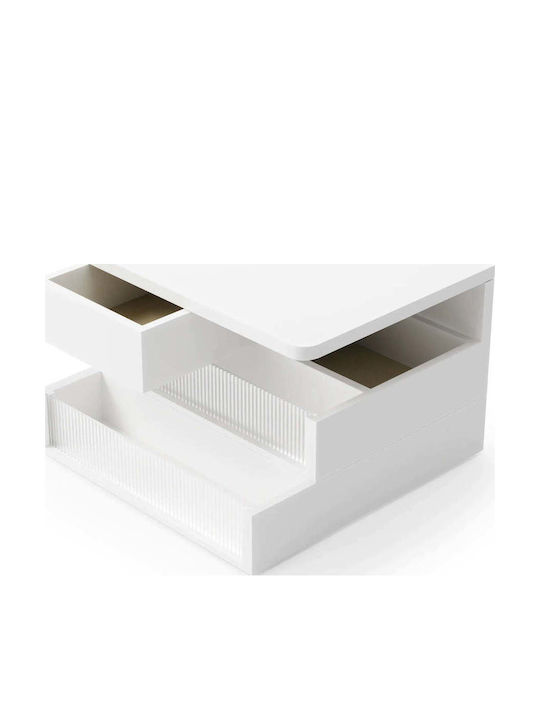 Umbra Κουτί Κοσμημάτων Ξύλινο Λευκό 24x23x15cm Umbra Κουτί Κοσμημάτων Ξύλινο Λευκό 24x23x15cm
