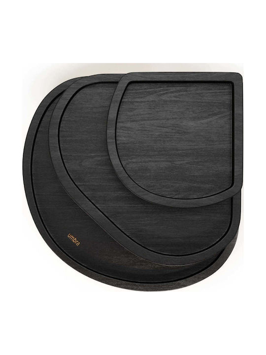 Umbra Wooden Black Jewellery Box 23x23x13cm