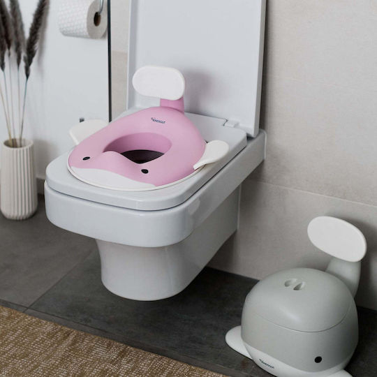Kindsgut Toddler Toilet Seat Whale Pink